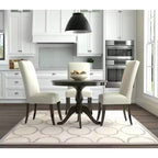 Mesa de comedor de pedestal redonda Carolina Living 36 Salem