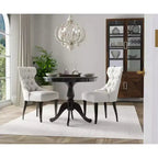 Mesa de comedor de pedestal redonda Carolina Living 36 Salem