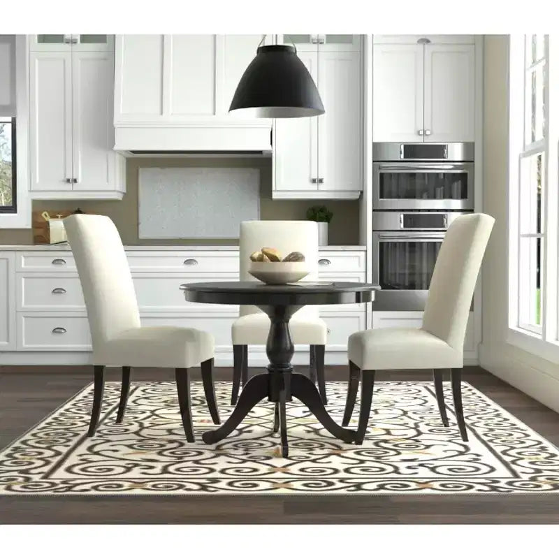 Mesa de comedor de pedestal redonda Carolina Living 36 Salem