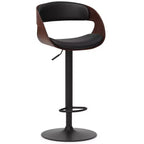 Monaghan Bentwood Adjustable Barstool Black - WyndenHall