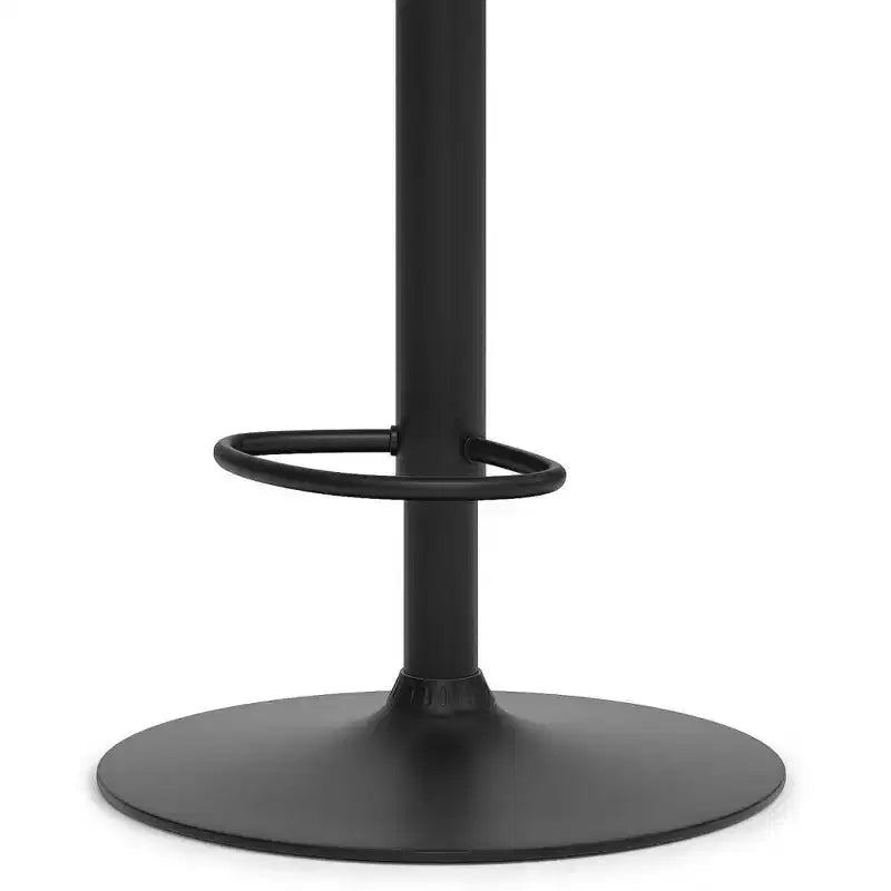 Taburete de bar ajustable Monaghan Bentwood negro - WyndenHall