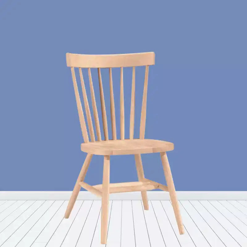 Silla Copenhague sin terminar - International Concepts: Madera maciza, Parawood, sin brazos