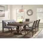 Sofá para comedor tapizado Hayward gris - Picket House Furnishings