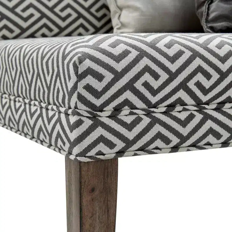 Sofá para comedor tapizado Hayward gris - Picket House Furnishings