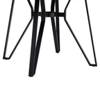 Christopher Knight Home Mesa de comedor redonda Will de 46.85" con tablero y patas de horquilla para 4 personas, fresno claro