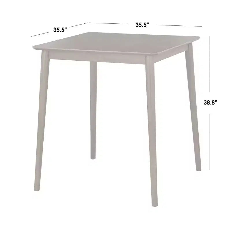 Juego de comedor de 5 piezas Newington Counter Height de Lifestorey, color nogal