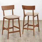 Juego de comedor de 5 piezas Newington Counter Height de Lifestorey, color nogal