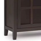 Aparador buffet grande Stratford de color castaño oscuro - WyndenHall