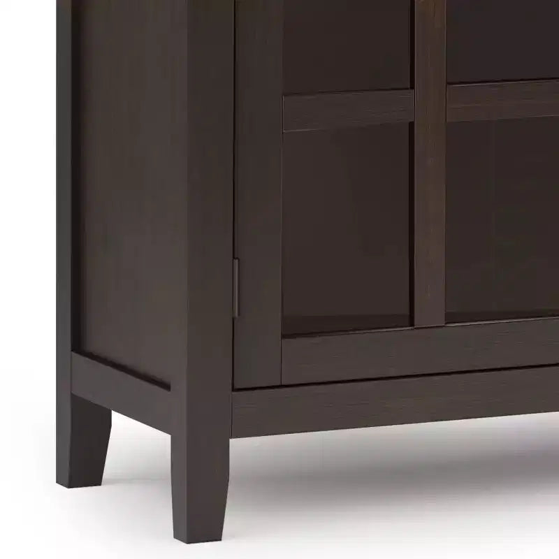 Aparador buffet grande Stratford de color castaño oscuro - WyndenHall