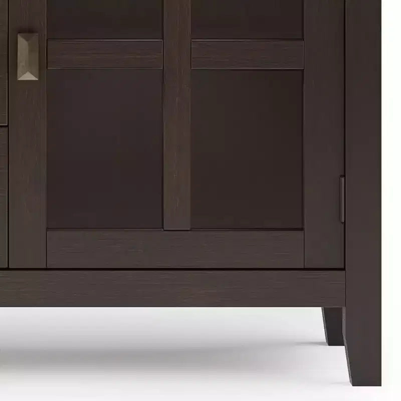 Aparador buffet grande Stratford de color castaño oscuro - WyndenHall