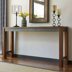 Mesa de comedor a la altura del mostrador Torjin de Signature Design by Ashley, color marrón: estilo industrial urbano, metal pavonado envejecido, 3 plazas