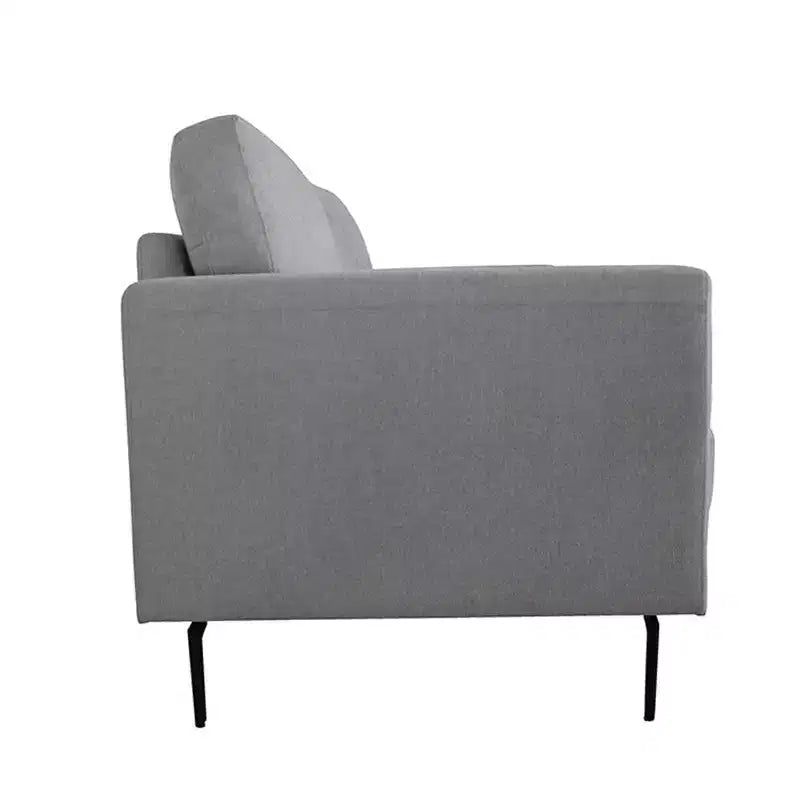 Sillón Kyrene de 41" de lino gris claro - Acme Furniture: Sillón auxiliar tapizado con patas de metal