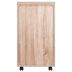 Juego de escritorio modular Kenner de 3 piezas con 2 cajones y 3 estantes de madera recuperada - Winsome