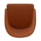 Silla de oficina Prestwick de Linon, color caramelo