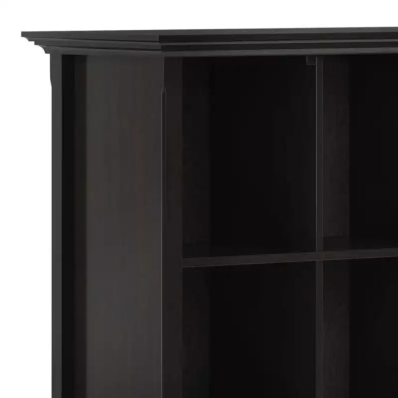 Estantería de almacenamiento Halifax de 12 cubos WyndenHall de 48", marrón nogal: estilo de transición, estructura de pino y madera contrachapada, estantes fijos