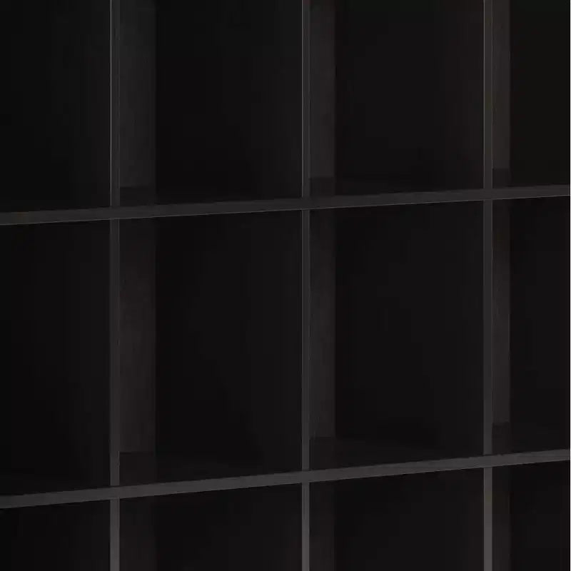 Estantería de almacenamiento Halifax de 12 cubos WyndenHall de 48", marrón nogal: estilo de transición, estructura de pino y madera contrachapada, estantes fijos