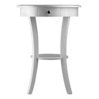 Mesa auxiliar redonda Sasha - Blanco - Winsome