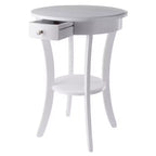 Mesa auxiliar redonda Sasha - Blanco - Winsome