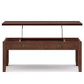Stratford Lift Top Coffee Table Russet Brown - WyndenHall