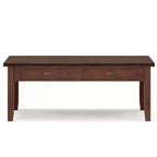 Mesa de centro elevable Stratford Russet Brown - WyndenHall