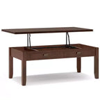 Mesa de centro elevable Stratford Russet Brown - WyndenHall