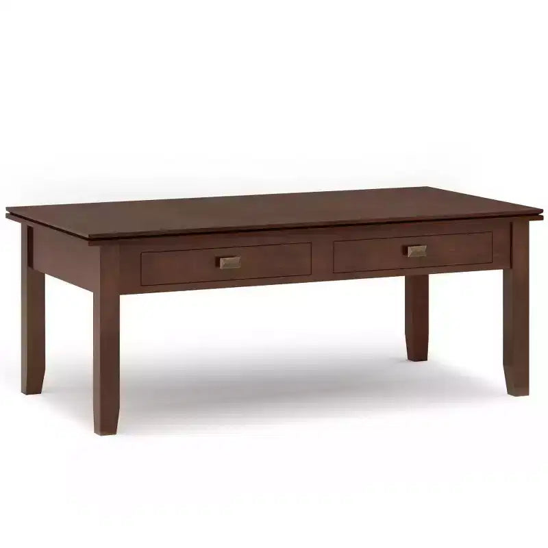 Mesa de centro elevable Stratford Russet Brown - WyndenHall