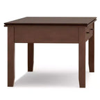Mesa de centro elevable Stratford Russet Brown - WyndenHall