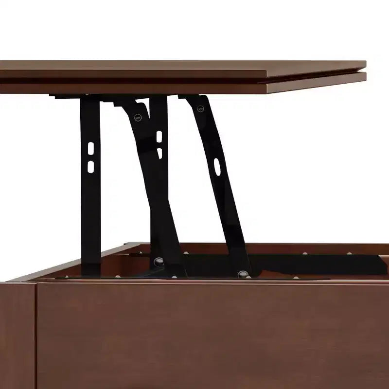 Mesa de centro elevable Stratford Russet Brown - WyndenHall