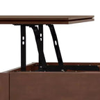 Mesa de centro elevable Stratford Russet Brown - WyndenHall