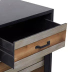 Mueble moderno de MDF negro - Olivia & May