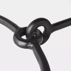 Mesa consola de metal y mármol con estante de mármol de Carrara blanco/bronce oscuro - Threshold™ diseñada con Studio McGee