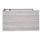 Mesa auxiliar contemporánea de hierro y madera gris claro - Olivia & May: Mesa auxiliar de sofá, mesa auxiliar en forma de C de 26 pulgadas de alto