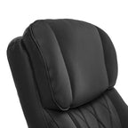 Sillón de oficina Sutherland de cuero acolchado con reposabrazos acolchados - La-Z-Boy