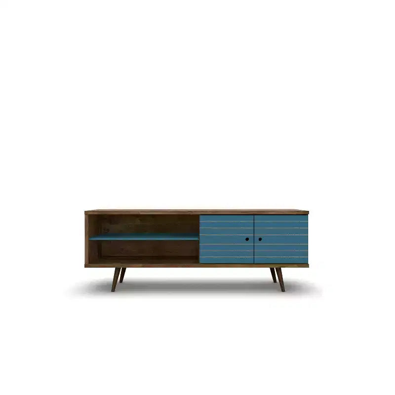 Mueble de TV Liberty de 2 estantes y 2 puertas para televisores de hasta 60 - Manhattan Comfort