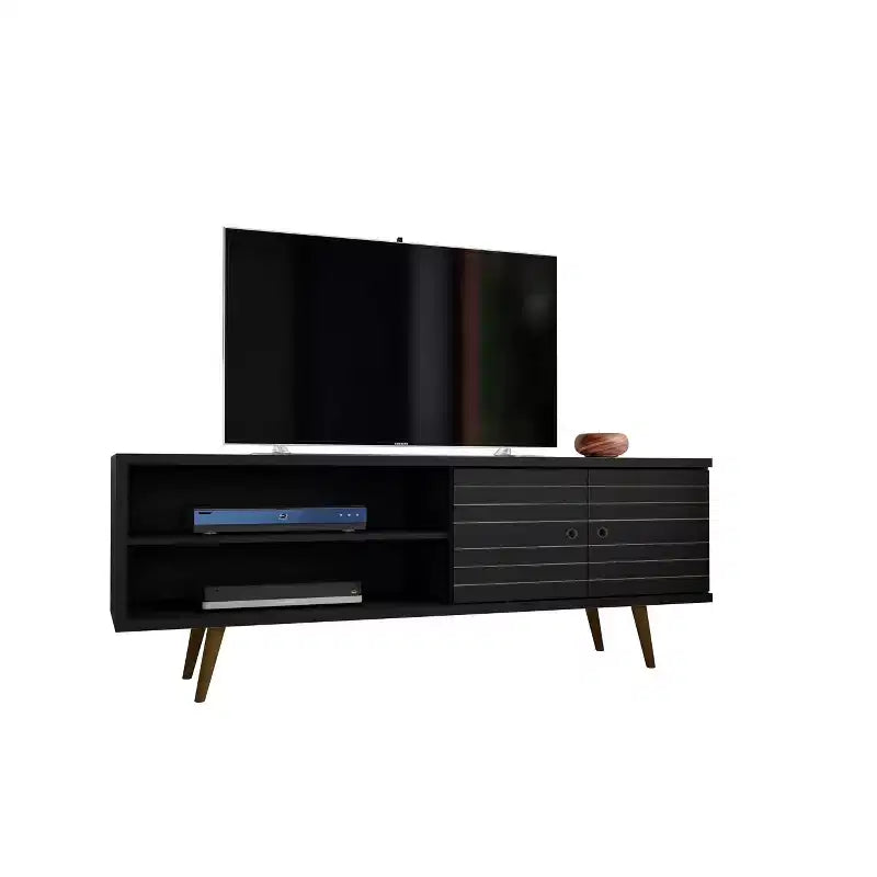 Mueble de TV Liberty de 2 estantes y 2 puertas para televisores de hasta 60 - Manhattan Comfort
