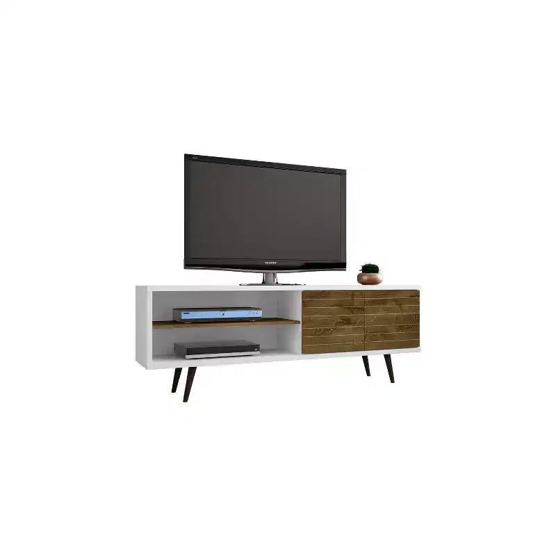 Mueble de TV Liberty de 2 estantes y 2 puertas para televisores de hasta 60 - Manhattan Comfort