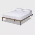 Iseline Wood Platform Bed Frame - Baxton Studio
