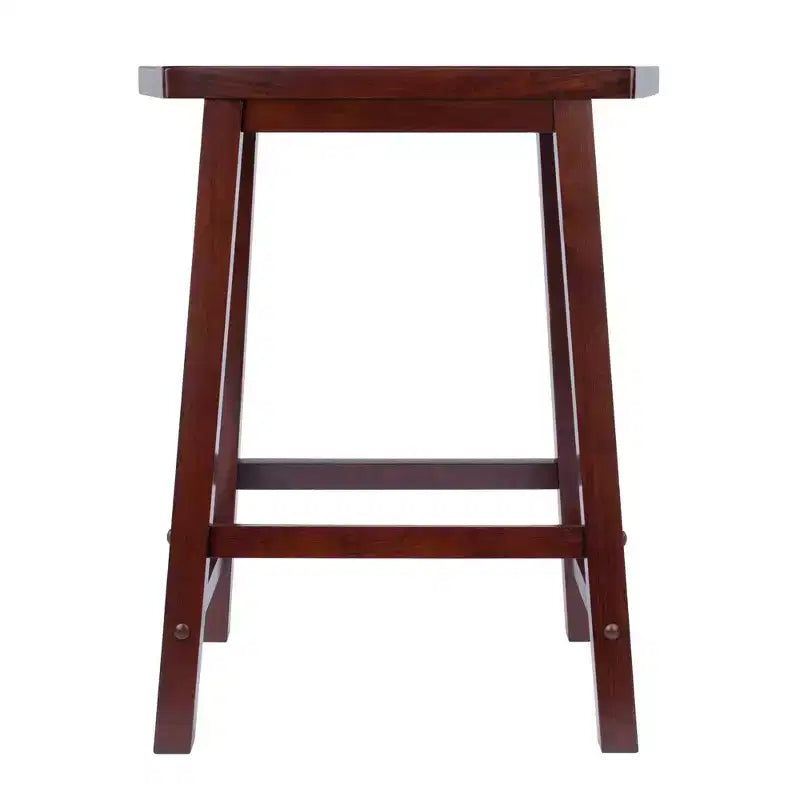 Taburete con forma de abanico Katashi Nogal - Winsome