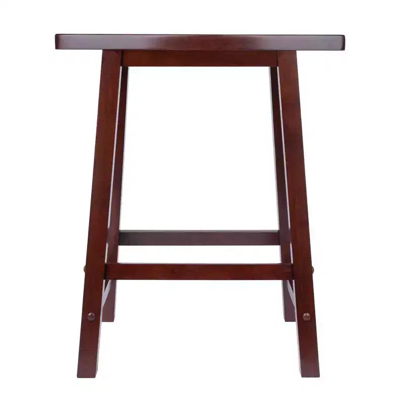 Taburete con forma de abanico Katashi Nogal - Winsome