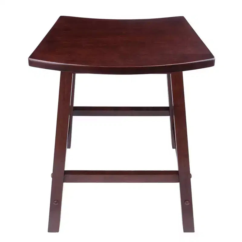 Taburete con forma de abanico Katashi Nogal - Winsome