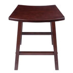 Taburete con forma de abanico Katashi Nogal - Winsome