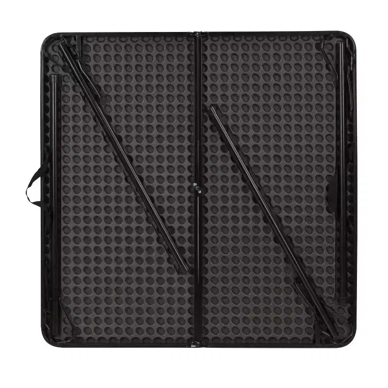 Mesa Plegable Bi-Fold Cuadrada de Plástico de 2.83 Pies de Flash Furniture con Asa de Transporte