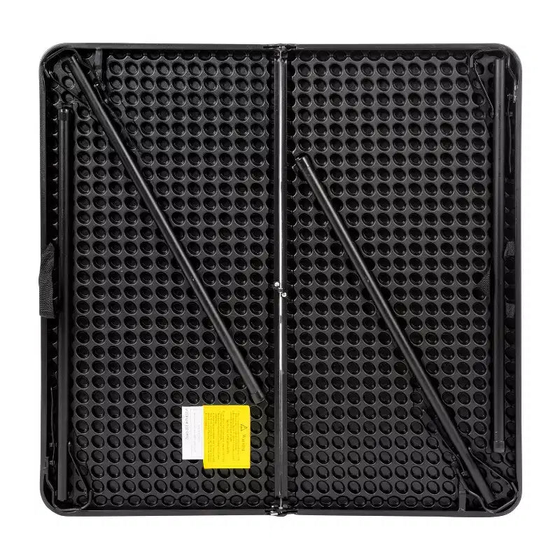 Mesa Plegable Bi-Fold Cuadrada de Plástico de 2.83 Pies de Flash Furniture con Asa de Transporte
