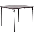 Mesa Plegable Bi-Fold Cuadrada de Plástico de 2.83 Pies de Flash Furniture con Asa de Transporte