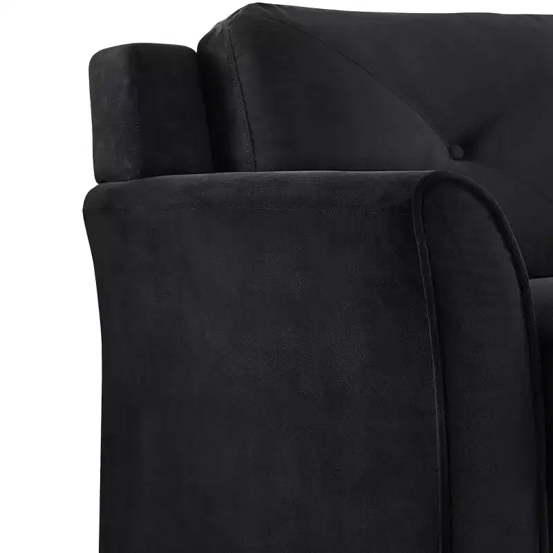 Sofá Harper capitoné de microfibra - Lifestyle Solutions