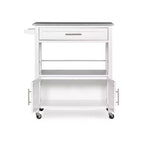 Carrito de cocina Cameron con cubierta de granito - Linon