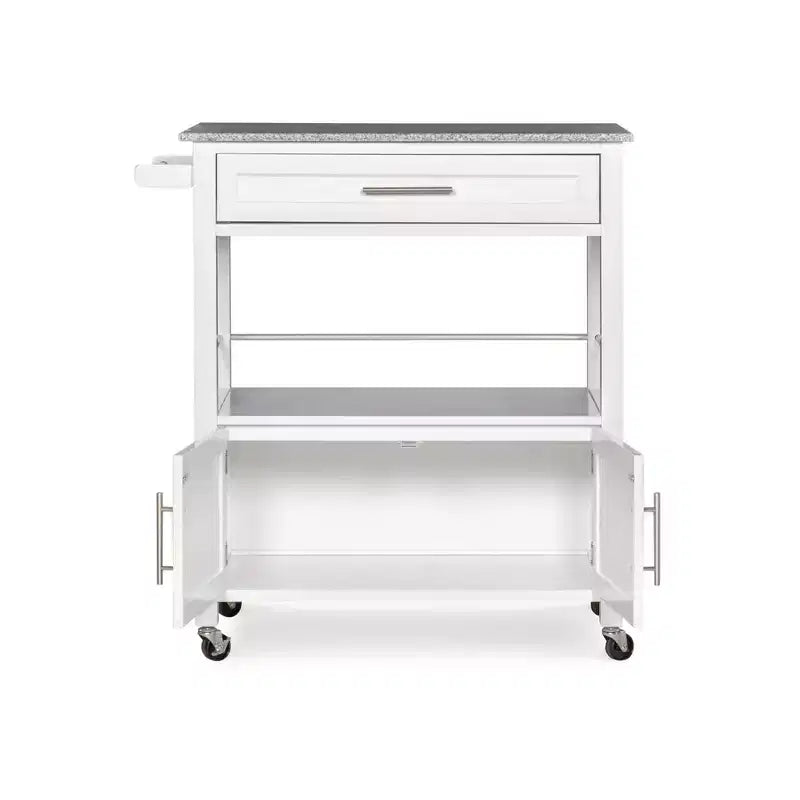Carrito de cocina Cameron con cubierta de granito - Linon