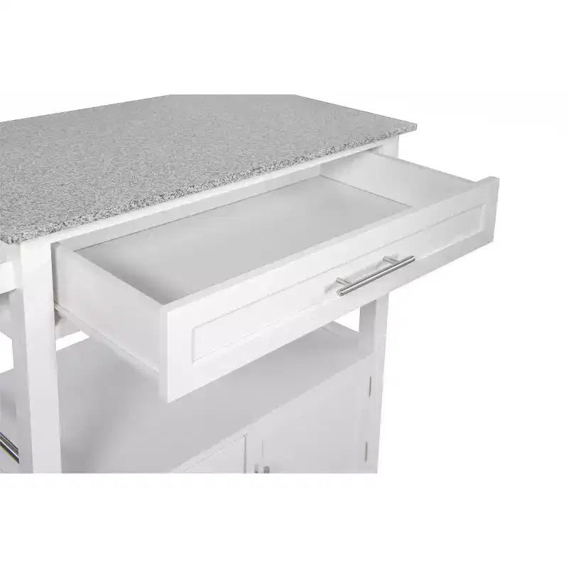 Carrito de cocina Cameron con cubierta de granito - Linon