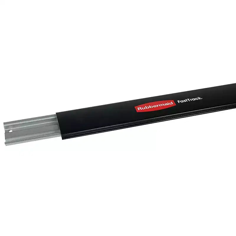 Riel horizontal de pared de acero FastTrack y gancho de pared vertical de Rubbermaid