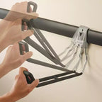 Riel horizontal de pared de acero FastTrack y gancho de pared vertical de Rubbermaid
